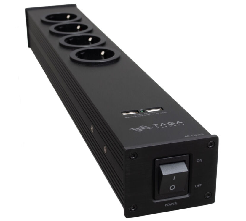 Taga Harmony PF-400USB (czarny). Listwa zasilająca.