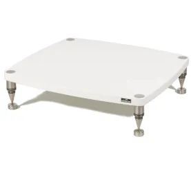 Solidsteel HF-C (biały połysk). Stolik audio pod wzmacniacz.