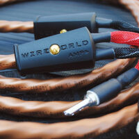 Wireworld Mini-Eclipse 10 (MES). Przewód głośnikowy z wtykami typu banan (2x3m). - 4