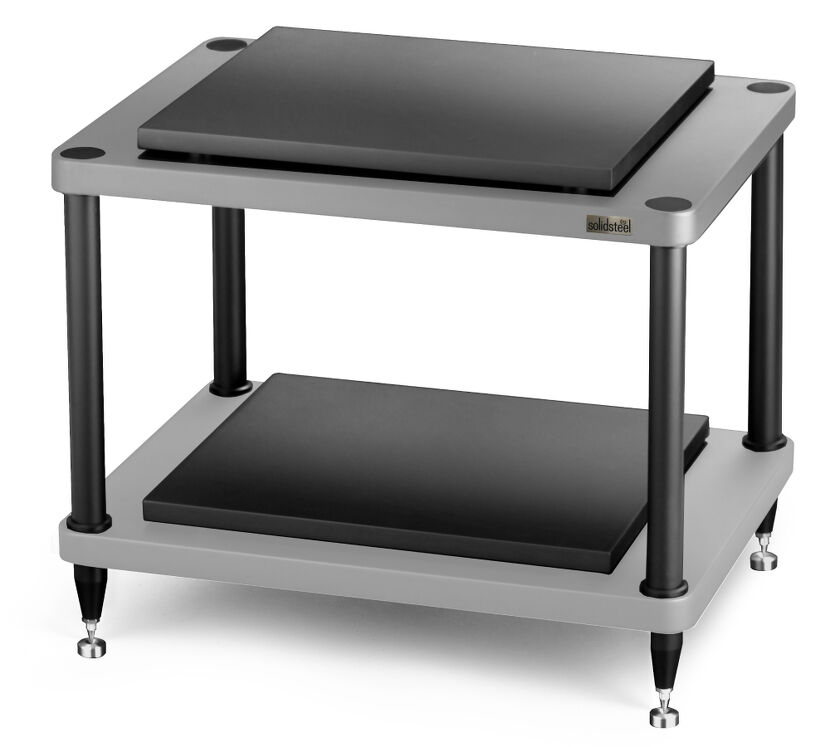 Solidsteel S5-2 30th Anniversary (srebrny). Stolik audio.