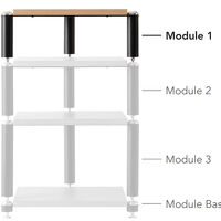 NorStone Copenhagen 1 (dąb). Stolik audio. - 2