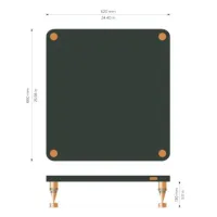 Solidsteel HP-A (biały). Stolik audio pod wzmacniacz. - 2