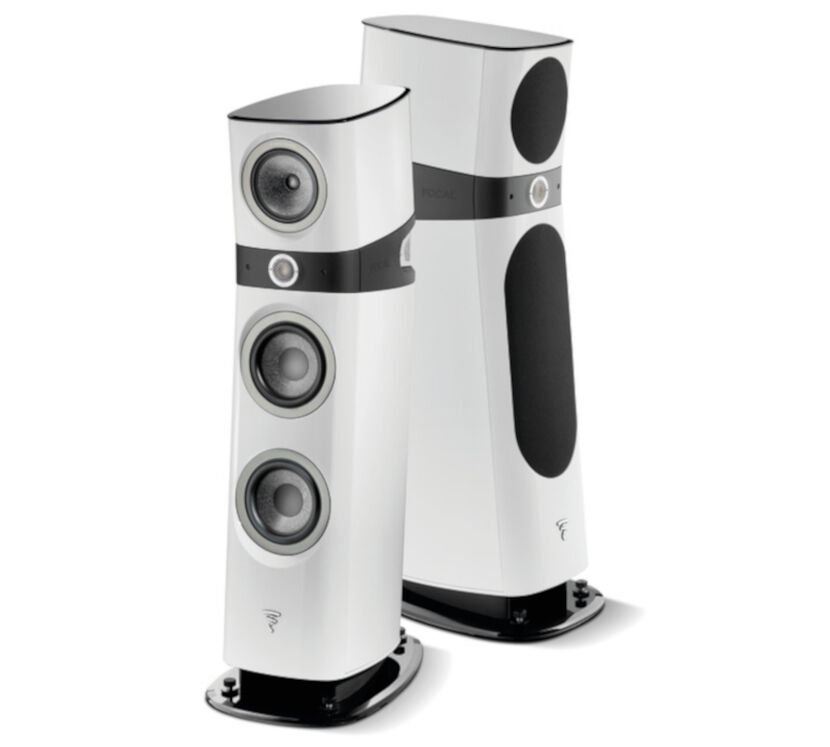 Focal Sopra N°2 (carrara white). Kolumny podłogowe.