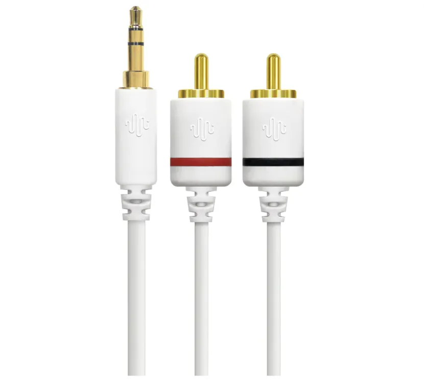 Essentials Classic. Przewód Jack - 2xRCA (0.5m).