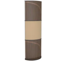 Vicoustic VicTotem Ultra VMT (beige - dark walnut). Panel akustyczny (trzy moduły).