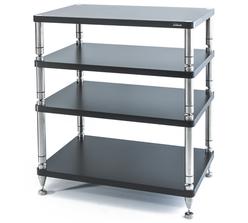 Solidsteel HY-4L (czarny). Stolik audio.