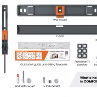 Vogels TVM 3405 SP. Płaski uchwyt do telewizora OLED 32-77