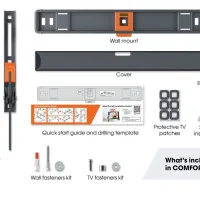 Vogels TVM 3405 SP. Płaski uchwyt do telewizora OLED 32-77