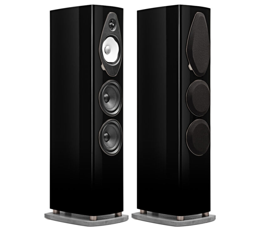 Sonus faber Sonetto V G2 (black). Kolumny podłogowe.