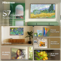 Hisense 4K 55S7S Canvas TV. Telewizor QLED 55