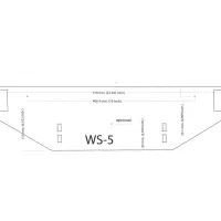 Solidsteel WS-5 (czarny). Półka ścienna na gramofon. - 7