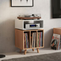 NorStone Stockholm 700 (biały/dąb). Stolik audio. - 3