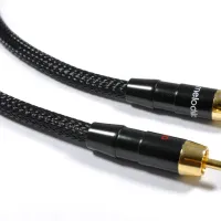 Melodika MD2RD15 Black Edition (1.5m). Interkonekt audio 2xRCA. - 2