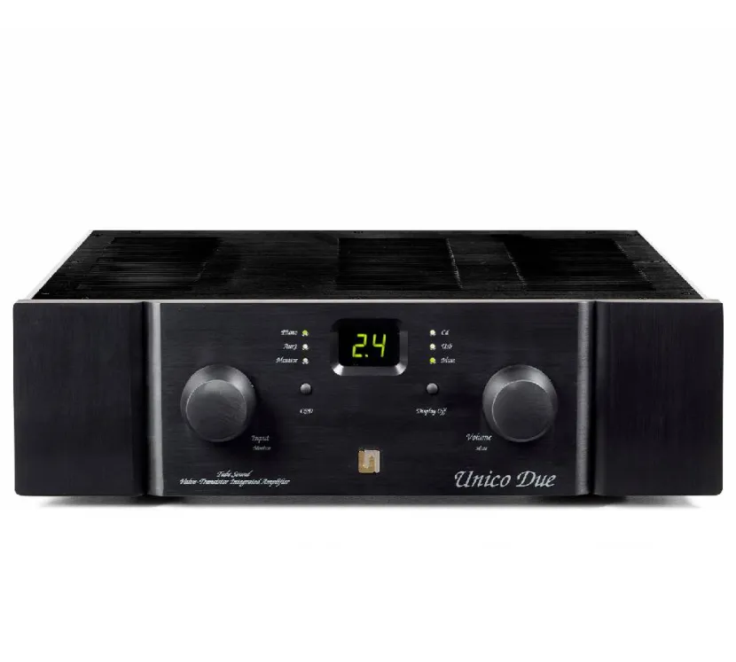 Unison Research Unico Due (czarny). Zintegrowany wzmacniacz stereo.