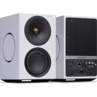Cambridge Audio L/R M (biały). Aktywne kolumny podstawkowe. - 2