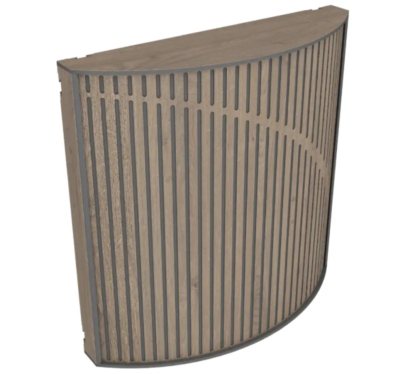 Vicoustic Cinema Round Ultra Fuser (brown oak). Panel akustyczny (kpl. 2 sztuk).