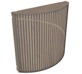 Vicoustic Cinema Round Ultra Fuser (brown oak). Panel akustyczny (kpl. 2 sztuk).