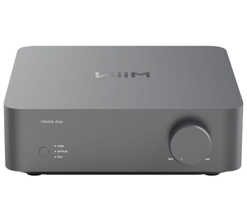 WiiM Vibelink Amp (grey). Wzmacniacz stereo.