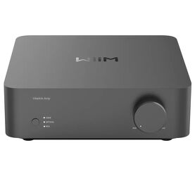 WiiM Vibelink Amp (szary). Wzmacniacz stereo.