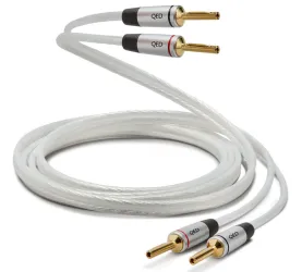 QED Performance QE7601. Przewód głośnikowy z wtykami typu banan (2x2m).