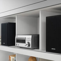 Denon D-M41 DAB+ (srebrny-wiśniowy). Mini zestaw stereo. - 5