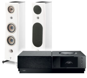 Focal Kanta N°3 (white hg - white mat), Naim Uniti Nova Power Edition. Zestaw stereo.