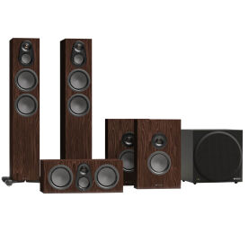 Monitor Audio Silver 300 8G system AV (orzech). Zestaw 5.1.