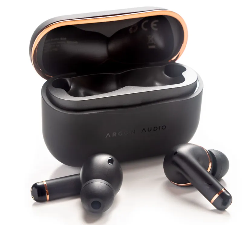 Argon Audio IE20 (czarny). Bezprzewodowe słuchawki douszne.