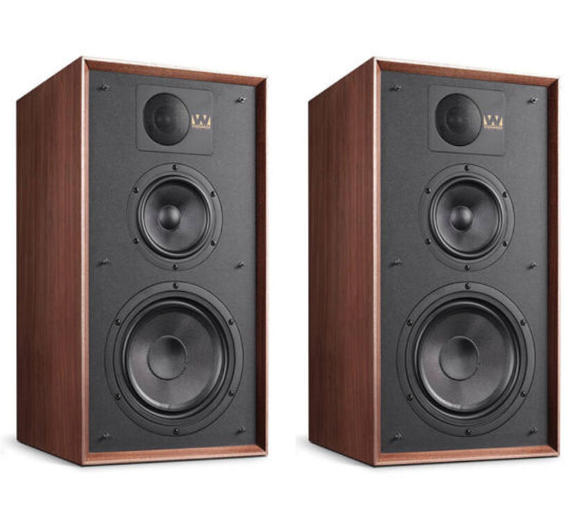 Wharfedale Linton (walnut). Kolumna podstawkowa.