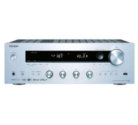 Onkyo TX-8250 (srebrny). Sieciowy amplituner stereo.