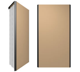Vicoustic Mega Bass Trap VMT XXL (rama czarna - beige). Pułapka basowa (kpl. 2 sztuki).