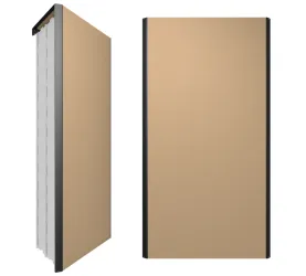 Vicoustic Mega Bass Trap VMT XXL (rama czarna - beige). Pułapka basowa (kpl. 2 sztuki).