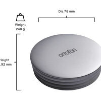 Ortofon Record stabilizer (srebrny). Docisk do płyt winylowych. - 2