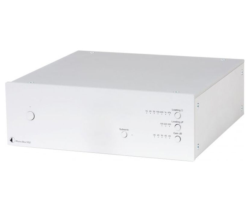 Pro-Ject Phono Box DS2 (srebrny). Przedwzmacniacz gramofonowy.