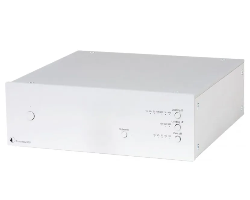 Pro-Ject Phono Box DS2 (srebrny). Przedwzmacniacz gramofonowy.
