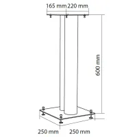 NorStone Stylum 2 (biały). Podstawki głośnikowe. - 2