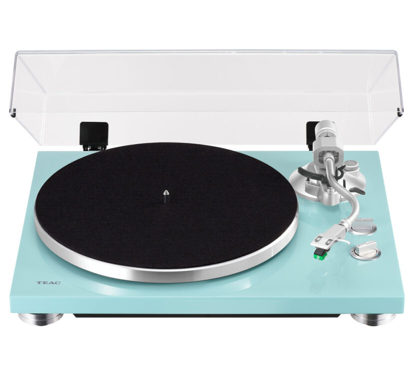 Teac TN-400BT-X (turkusowy). Gramofon manualny.