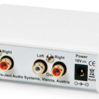 Pro-Ject Phono Box E (biały). Przedwzmacniacz gramofonowy. - 2