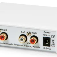Pro-Ject Phono Box E (biały). Przedwzmacniacz gramofonowy. - 2