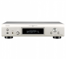 Denon DNP-800NE (srebrny). Sieciowy odtwarzacz audio z Wi-Fi oraz Bluetooth.