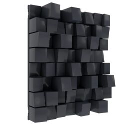 Vicoustic Multifuser Wood 64 (black matte). Panel akustyczny.
