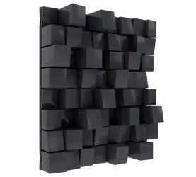 Vicoustic Multifuser Wood 64 (black matte). Panel akustyczny.