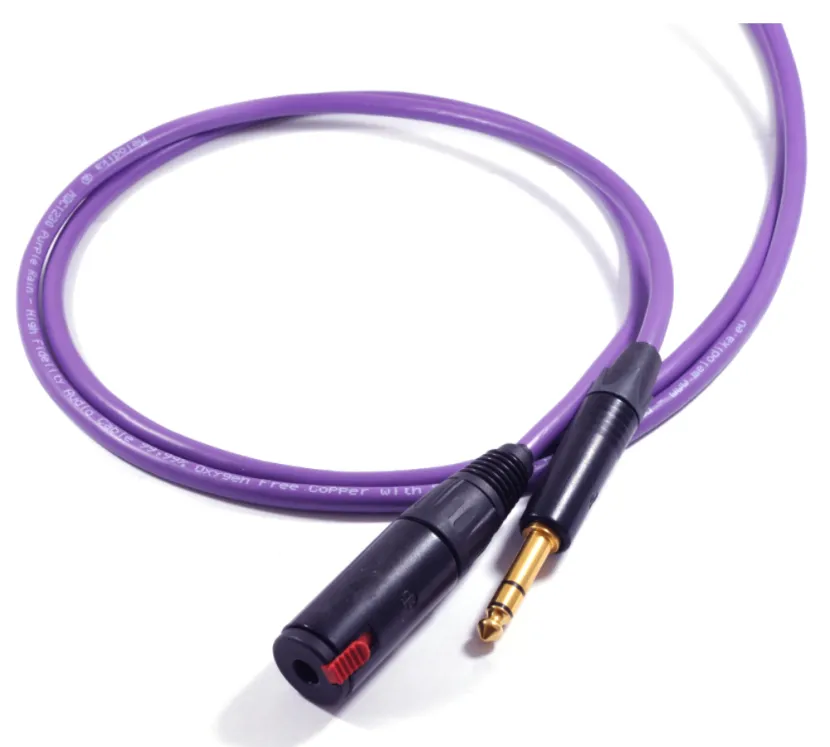 Melodika MDPJ20. Przedłużacz do słuchawek 6,3mm (2m).