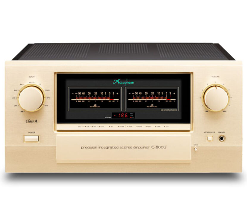 Accuphase E-800 S. Wzmacniacz zintegrowany stereo klasy high-end.