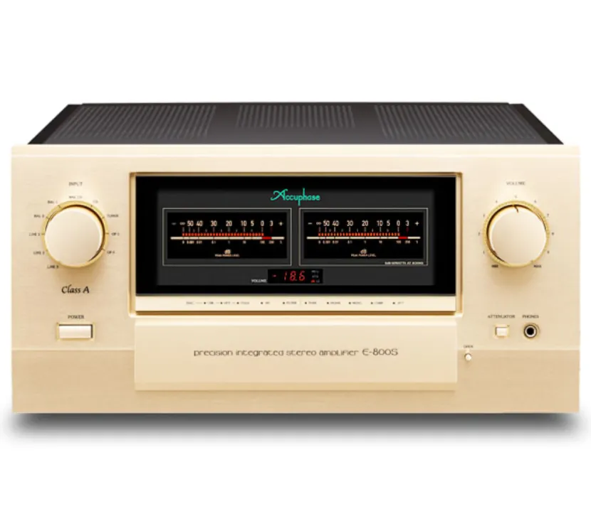 Accuphase E-800S. Wzmacniacz zintegrowany stereo klasy high-end.