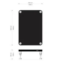Solidsteel HF-A (czarny połysk). Stolik audio pod wzmacniacz. - 2