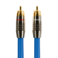 Melodika SB2R12 Sky Blue. Interkonekt audio RCA (2x1.25m). - 5