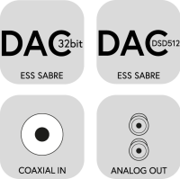 Taga Harmony DA-400 (czarny). Przetwornik C/A. - 7