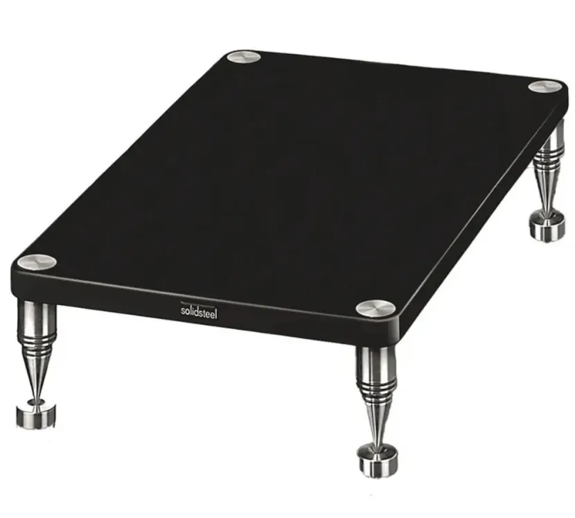 Solidsteel HF-B (czarny połysk). Stolik audio pod wzmacniacz.