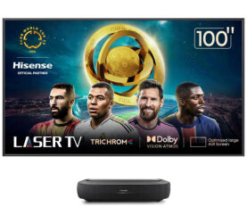 Hisense 4K Smart Laser TV 100L9HD. Projektor z ekranem ramowym.